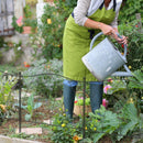 Recinzione Esterna a 5 Pannelli 305x62 cm Design Minimal Configurabile Pannelli in Metallo Nero  