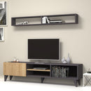 Soggiorno porta TV Amore nero rovere