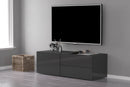 Mobile TV 1 Anta 2 Cassetti 110x40x35,2 cm Metis Antracite Lucido