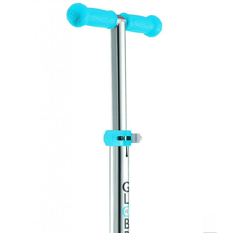 Monopattino a 3 Ruote a LED 3 Altezze Max 50Kg Globber PRIMO Fantasy Lights Up Happy Blu