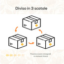 Set Salotto da Giardino Divano Angolare e Tavolino in Rattan e Poliestere Bianco Crema