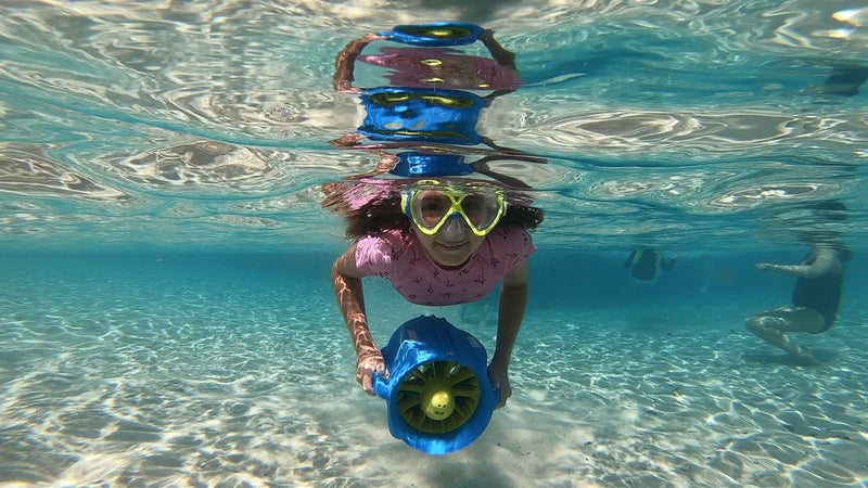 Acquascooter Elettrico per Bambini Yamaha Pooljet Li-Ion 2Km/h Blu