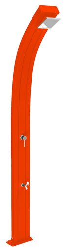 Doccia da Esterno Giardino Miscelatore e Lavapiedi Arkema Spring Arancio