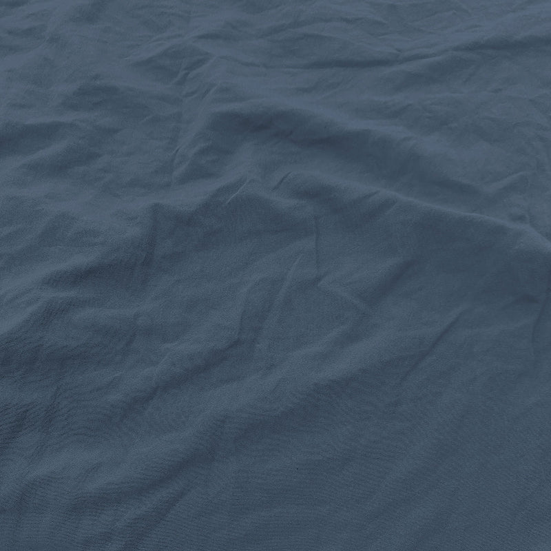 Copripiumino con Sacco e Federe Linea Water Washed Blu