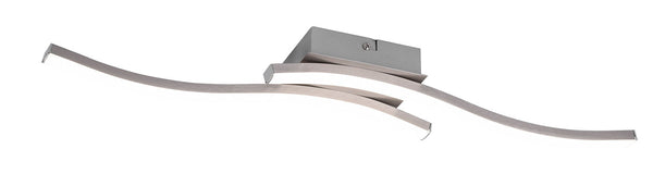 Plafoniera da Interno a LED SMD in Metallo Nickel Opaco sconto