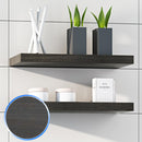 Mensola da Bagno in Legno Rovere Grigio 50X4cm Fosterberg Nantes 2