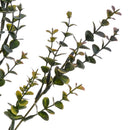 Set 9 Rami di Eucalyptus Artificiale Altezza 75 cm Verde