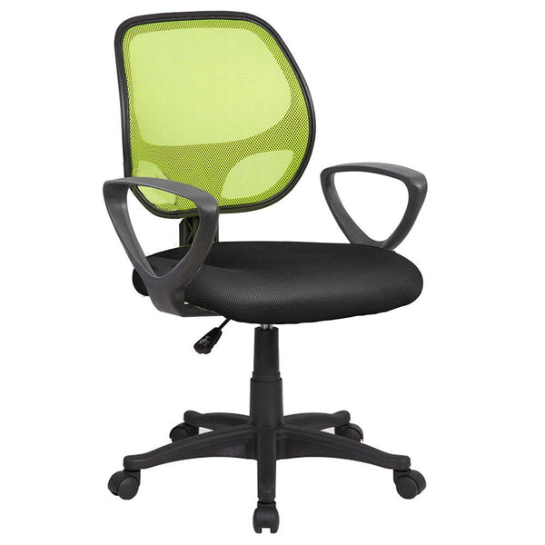 sconto Chaise de bureau opérative en tissu et maille Tosini Atlanta vert/noir