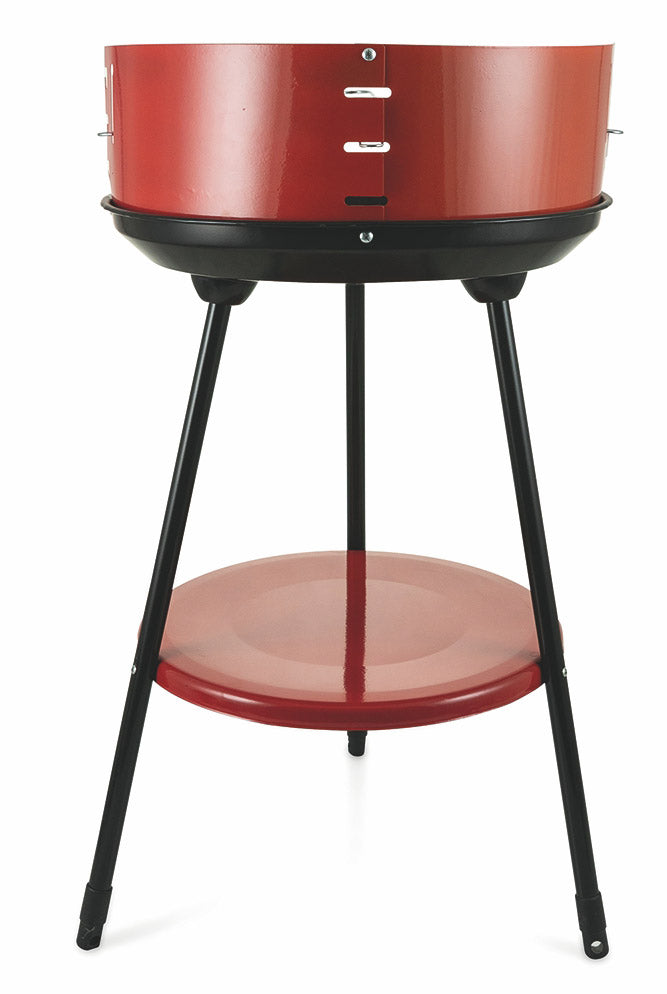Barbecue a Carbone Carbonella Rotondo Ø42 cm Soriani Sun-day Rosso