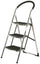 Tabouret Pliable Échelle en Acier 3 Marches Tosini Chrome