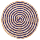 Set 6 Tovagliette Ø38 cm  in Paglia e Carta VdE Tivoli 1996 Spiral