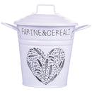 Secchiello per Farine e Cereali 13x13 cm  in Metallo VdE Tivoli 1996 Daily