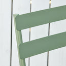 Set Tavolino e 2 Sedie Pieghevoli da Giardino   Verde