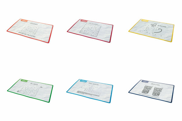 sconto Lot de 6 sets de table 43x28 ​​cm en PVC VdE Tivoli 1996 Enigmistica