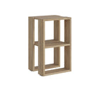 Comodino 1 Ripiano 55x30x34 cm in MDF Lonie Rovere