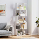 Mobile Libreria 5 Ripiani 60x24x184,5 cm Bianco  