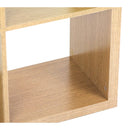 Libreria 8 Ripiani 77x147x30 cm in Legno MDF Effetto Rovere