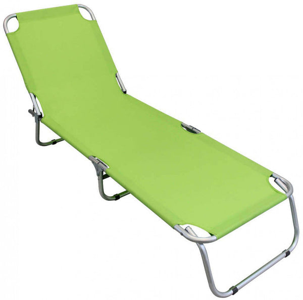 prezzo Chaise longue de jardin 187x58x24h cm en aluminium différentes couleurs