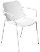 Sedia da Giardino con Braccioli in Ferro Vorghini Licata Bianca