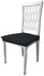Lot de 2 housses de chaise extensibles en polyester gris foncé Leslie