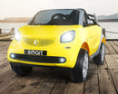 Macchina Elettrica per Bambini 12V Smart Fortwo Cabrio Gialla