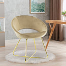 Set 2 Sedie Vintage 58x64x83 cm in Tessuto Effetto Velluto Greta Tortora