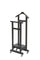 Wearer Valet de Nuit en Bois à Roulettes 31x45x115 cm Mimmo Gris Foncé