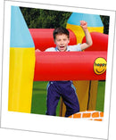 Castello Giostra Gonfiabile con Pompa Happy Hop 4 in 1