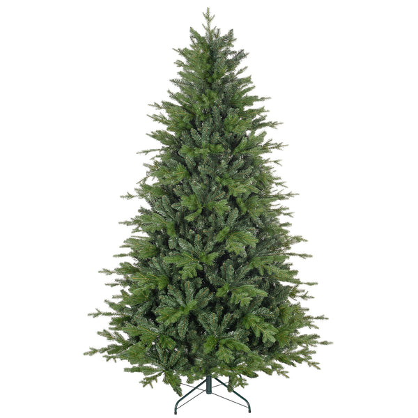 Albero di Natale 210 cm 2445 Rami Design a Carniera con Base in Metallo Verde online