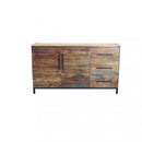 Mobile Boniface 150x40x86 h cm in Legno Marrone