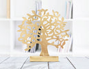 Scultura Albero Oro 31x8,5x31,5 cm in Ferro Oro