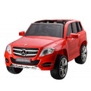 Macchina Elettrica per Bambini 12V 2 Posti con Licenza Mercedes GLK Rosso