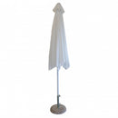 Ombrellone da Giardino Ø3 m Palo Ø48 mm Poly Eco in Acciaio Bianco