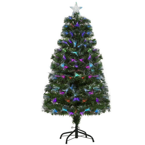 sconto Sapin de Noël artificiel 120 cm en PVC 130 LED Vert