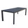Table extensible Houston 135/180x70x75h cm en aluminium anthracite