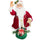 Marionnette Père Noël H80 cm avec Lumières et Mouvement Rouge