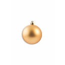 Set 16 Palle di Natale Ø8 cm in Plastica con Borsa Oro