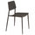 Chaise de jardin empilable Vega 42x53x80 h cm en acier taupe