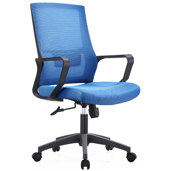 acquista Sedia da Ufficio Blu Poltrona da Scrivania Studio Cameretta Altezza Regolabile