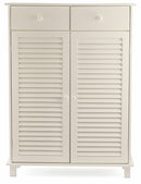 Mobile Bagno 2 Ante 2 Cassetti in Legno Soriani Bianco