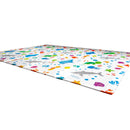 Tappeto Morbido per Bambini 200x150x1 cm Pieghevole Oceano Multicolore