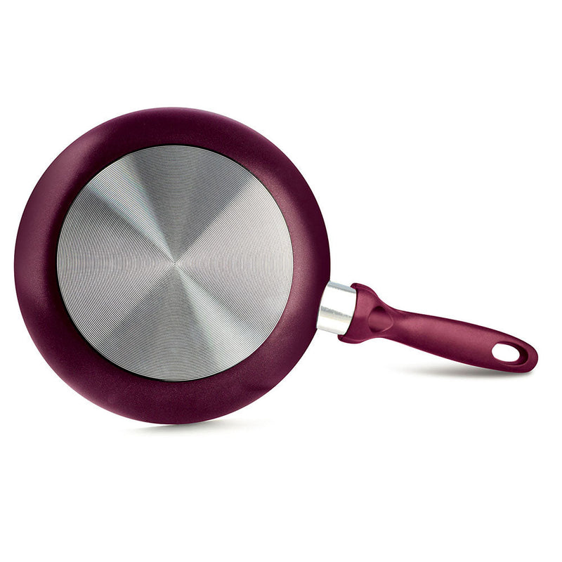 Set 2 Padelle Alte 24-28 Cm Antiaderente Rivestimento in Ceramica Silex Ecoceram Rubino