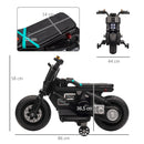 Moto Elettrica per Bambini 6V   Nera