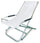 Chaise Longue Pliante en Aluminium Blanc Elba