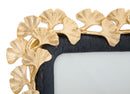 Cornice Glam Gink 24,5x2x29 cm in Poliresina e Vetro Oro e Nero