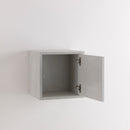 Pensile da Soggiorno 1 Anta 34x27x34 cm Specchio TFT Marte Pietra Bianca