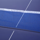 Tavolo da Ping Pong per Bambini Pieghevole 182x91x76 cm in Acciaio e MDF Blu