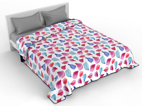 Couette réversible à imprimé pétales prezzo