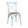 Chaise Cross 46x42x87 cm en Bois Blanc