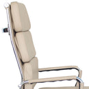 Poltrona Mito Presidenziale Simil Tortora Cromata